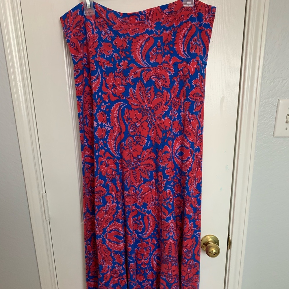 Floral maxi skirt